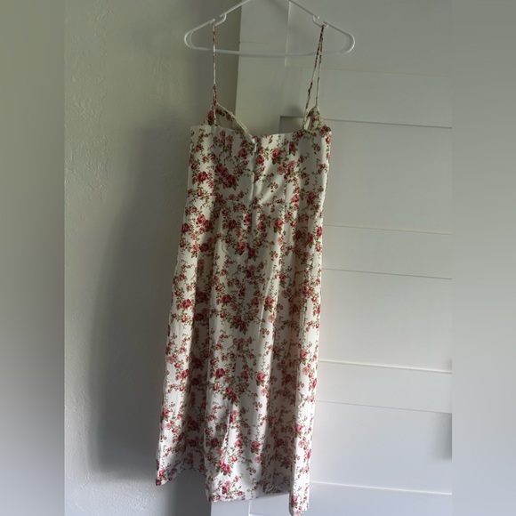 House of CB Charlotte Rose Print Corset Midi Sundress, Size Large, bigger cup - Picture 4 of 6